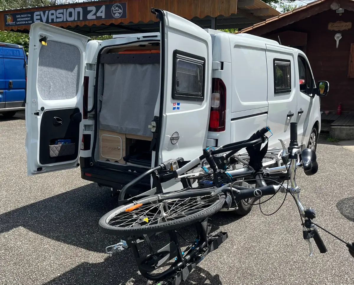 Option porte vélo pour le Goëland par Evasion24